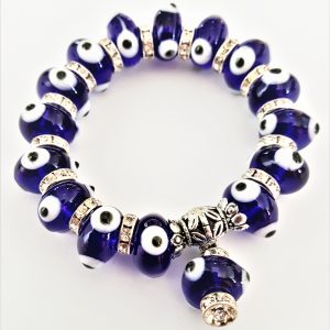 Expendable Charm Blue Evil Eye Bracelet