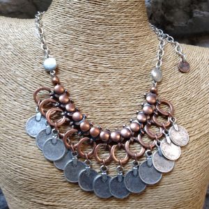 Bohemian Byzantine Coin Necklace